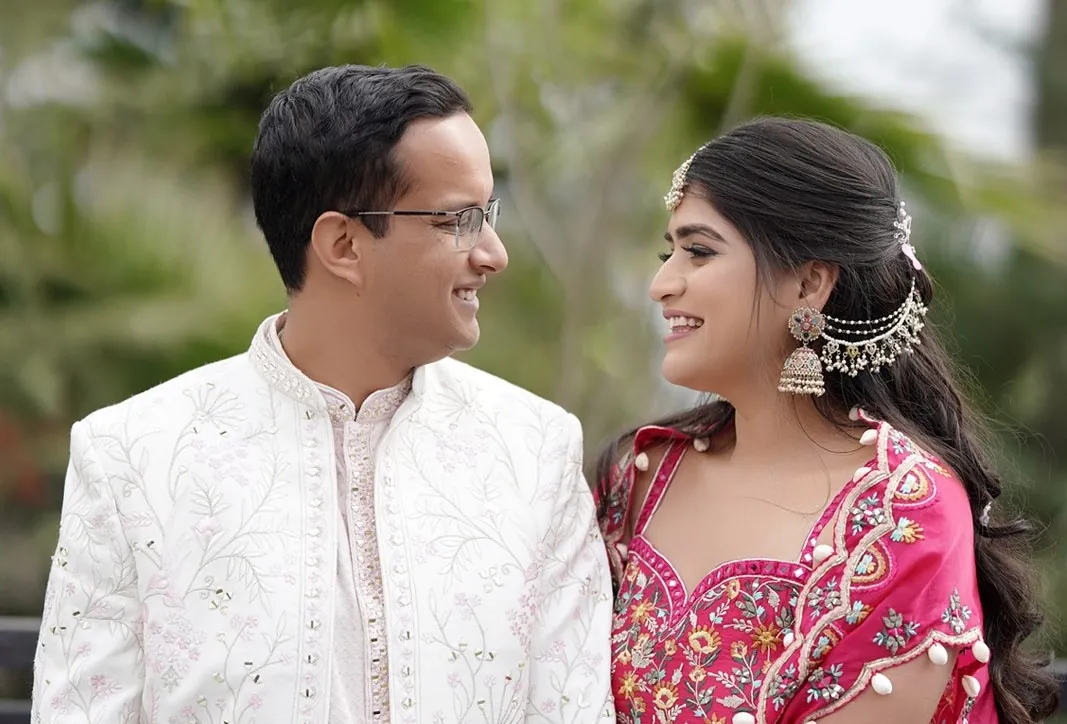 Elegant bridal close-up showcasing wedding attire and jewelry